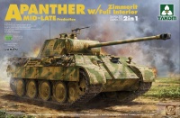 Panther - Ausf. A - Sd.Kfz. 171 - Mid-Late Production with Zimmerit and full Interior - 1:35