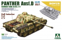 Panther Ausf. D - Sd.Kfz. 171 - 2in1 - Early - Mid Production with full Interior - 1/35