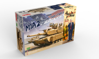 US Main Battle Tank M1A2 Abrams Tusk I / Tusk II SEP - Christmas Edition - 1:35