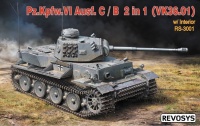 VK 36.01 - Pz.Kpfw. VI Ausf C / B - 2in1 - with Interior - 1/35