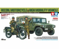 JGSDF Reconnaissance Motorcycle & High Mobility Vehicle - Set - 1/35