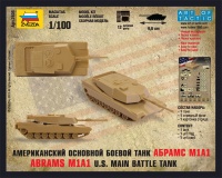 M1A1 Abrams - US Main Battle Tank - 1:100
