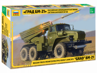 BM-21 - GRAD - Russian Truck-Mounted Multiple Rocket Launcher - 1:35