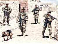 Modern US Infantrymen Cordon and Search - 1/35