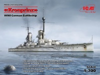 Kronprinz - WWI German Battleship - 1/700