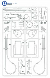 D Parts (D1-D30) for Tamiya Tiger I (56010) 1:16