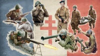 Free French Infantry - Figurenset - 1:72