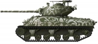 M4A3 (76)W Sherman - US Medium Tank - 1:35