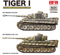 Tiger I Ausf. E - Early Production with Full Interior and Clear Parts - 1/35