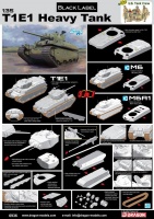 US Heavy Tank T1E1 - 3in1 - Black Label - 1:35