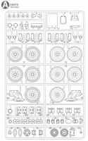 A Parts (A1-A37) for Tamiya M551 Sheridan (56043) - 1/16