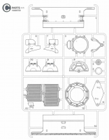 C Teile (C1-C15) für Tamiya M551 Sheridan (56043) - 1:16