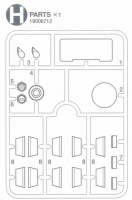 H Teile (H1-H8) für Tamiya M551 Sheridan (56043) - 1:16