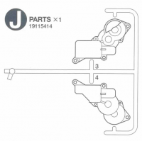 J Parts (J3-J4) for Tamiya 56037 / 56041 / 56043 - 1/16