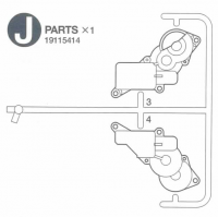 J Teile (J3 - J4) für Tamiya 56037 / 56041 / 56043 - 1:16