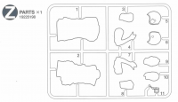 Z Parts (Z1-Z11) for Tamiya M551 Sheridan (56043) - 1/16