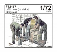 U-Boat Type VII Crew - Provisions - 3 figures - 1/72