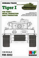 Workable Track Links for Tiger I Ausf. E - Initial / Eary Version - 1/35