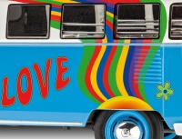 VW Samba T1 - Flower Power - 1/24