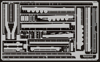 Fotoätzteile - Reling für 1:350 USS Hornet CV-8 - Trumpeter 05601
