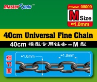 40cm - Universelle feine Kette - Größe M - 1,0mm