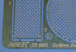 ABER Grilles for Sd.Kfz.173 Jagdpanther 1:25