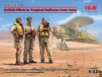 Britische Piloten in Tropen-Uniform - 1:32