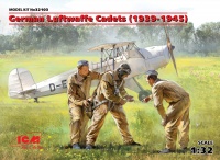 German Luftwaffe Cadets - 1939 - 1945 - 3 figures - 1/32