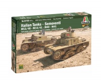 Italian Tanks - Semoventi M13/40 - M14/41 - M40 - M41 - 4in1 - 1:56