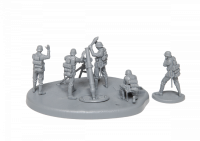 Deutscher 120mm Mörser mit Mannschaft - 1:72
