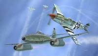 Combat Set - Messerschmitt Me 262 & P-51B Mustang - 1:72