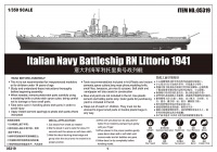 RN Littorio - 1941 - Italian Battleship - 1/350