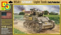 M5A1 - Stuart - US Light Tank - Early Version - 1/16