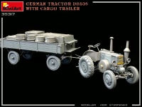 Lanz Bulldog D8506 - Traktor / Schlepper mit Anhänger - 1:35