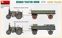 Lanz Bulldog D8506 - Traktor / Schlepper mit Anhänger - 1:35
