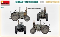 Lanz Bulldog D8506 - Traktor / Schlepper mit Anhänger - 1:35