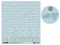 F-4 Phantom II - Access Door Decal Set A - for Tamiya - 1/48