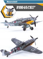 Messerschmitt Bf 109 G-6 / G-2 - JG-27 - 1/48