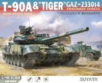 T-90A Main Battle Tank & Tiger GAZ-233014 Armoured Vehicle - 1/48