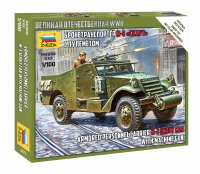 Soviet M3 Scout Car with Machine Gun - WWII - 1/100