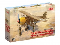 CR. 42 Falco with Italian Pilots in tropical uniform - 1/32