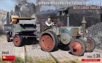 Lanz Bulldog D8511 - Traktor / Schlepper mit Anhänger - 1:35