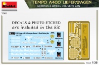 Tempo A400 Delivery Van - 3 Wheel Truck - 1/35