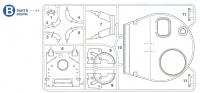 B-Parts (B1-B11) for Tamiya Tiger I (56010) 1:16