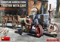 D8500 Agricultural Tractor with Cart - 1/35