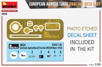 D8500 Agricultural Tractor with Cart - 1/35