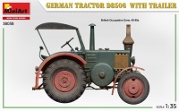 Lanz Bulldog D8506 - Traktor / Schlepper mit Anhänger - 1:35