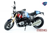 BMW R nineT Option 719 Mars Red / Cosmic Blue - Pre-colored Edition - 1:9