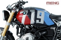 BMW R nineT Option 719 Mars Red / Cosmic Blue - Pre-colored Edition - 1:9