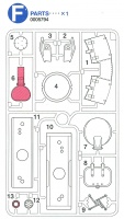 F Teile (F1-F13) für Tamiya Tiger I (56010) 1:16